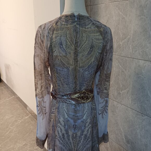 ZIMMERMANN Belted printed chiffon maxi dress - Picture 8 of 14